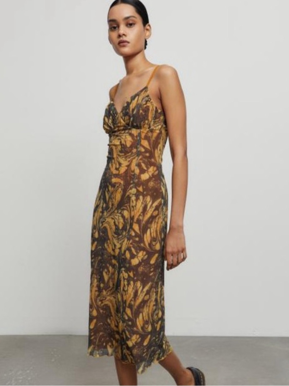 Urban Outfitters GwenY2K 90’s Style Sheer Tank Midi Dress Size Medium